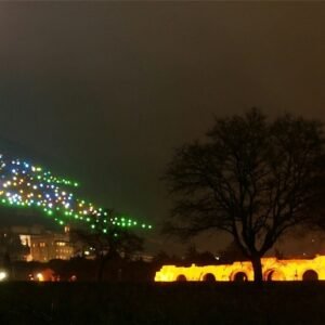 L’Albero di Natale di Gubbio sul Monte Ingino